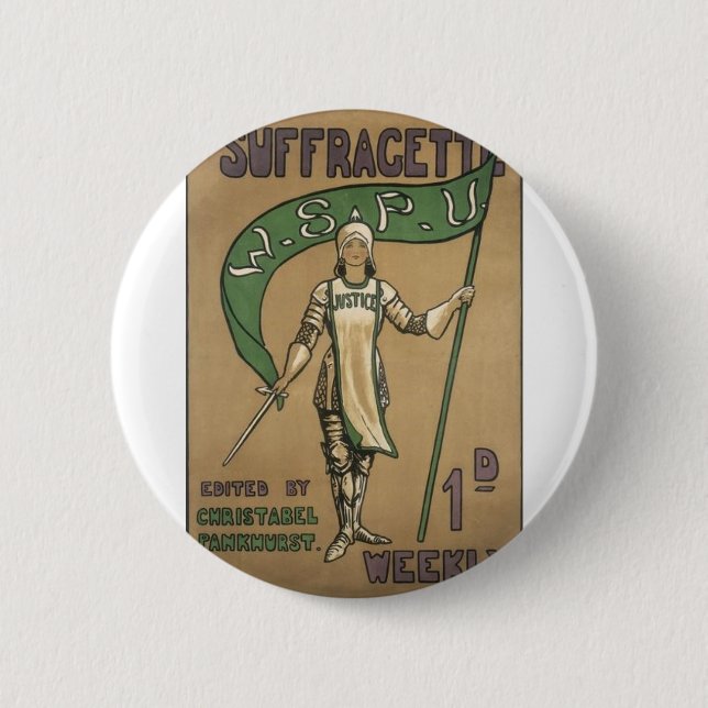 Suffragettetidskrift Knapp (Framsida)