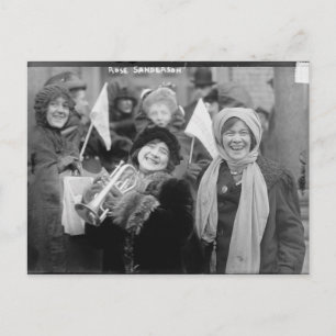 Suffragisterna Ro Sanderman och Elizabeth Freeman Vykort