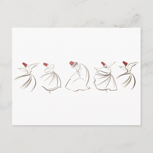 sufi linjer vykort (Framsida)