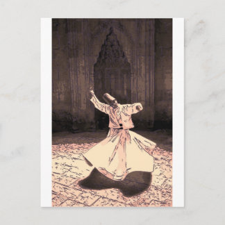 sufi som är ledar- i trance vykort