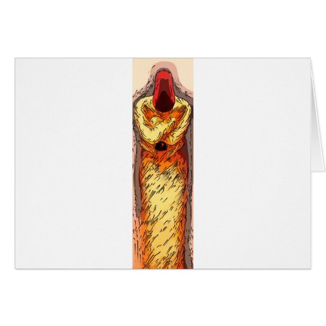 sufianseende hälsningskort (Framsidan Horizontal)