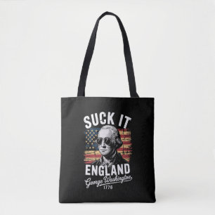 Sug det England 4 juli George Washington 1776 Tygkasse