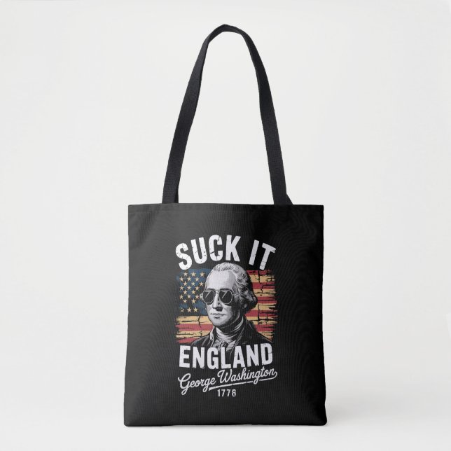 Sug det England 4 juli George Washington 1776 Tygkasse (Framsida)
