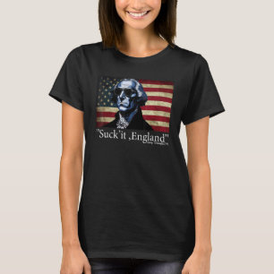Sug det England Cool George Washington 4 juli T Shirt