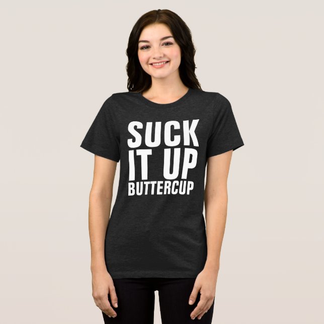 SUG DET HÄR SMÖRBLOMMA T-Shirt (Framsida Full)