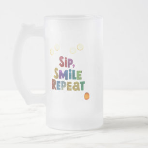 Sug, Smaka, Upprepa - Frostad Glas Mugg 16 oz