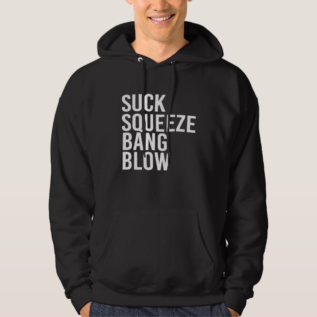 Sug Squeeze Smäll Blås Mekaniker Bil Kolvmotor Hoodie (Framsida)