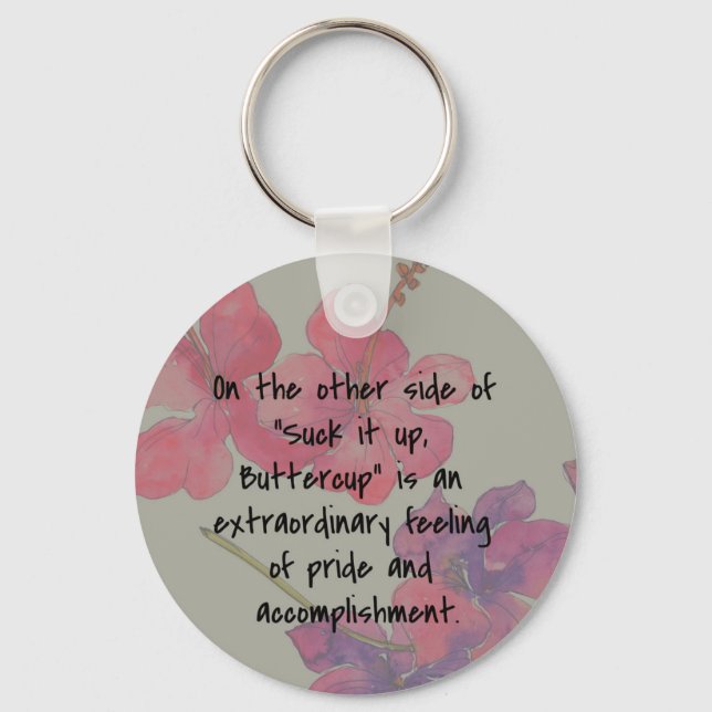 Sug upp den, Buttercute Cute Quote Keychain Nyckelring (Framsida)
