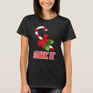 Suga det Candy cane Girl-julklappen Älskare C T Shirt