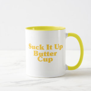 Suga det den övre smörkoppen mugg