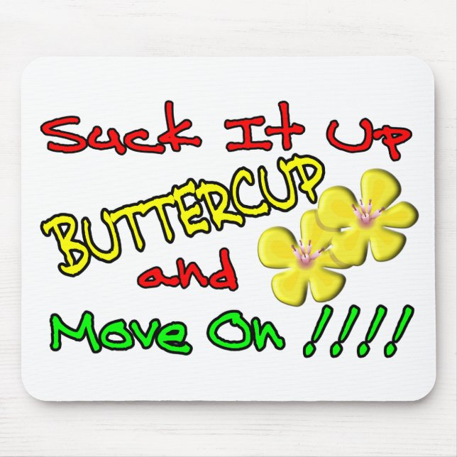 Suga det upp Buttercup Musmatta (Framsidan)
