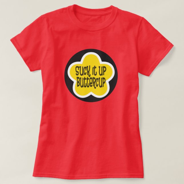Suga det upp Buttercup Tröja (Design framsida)