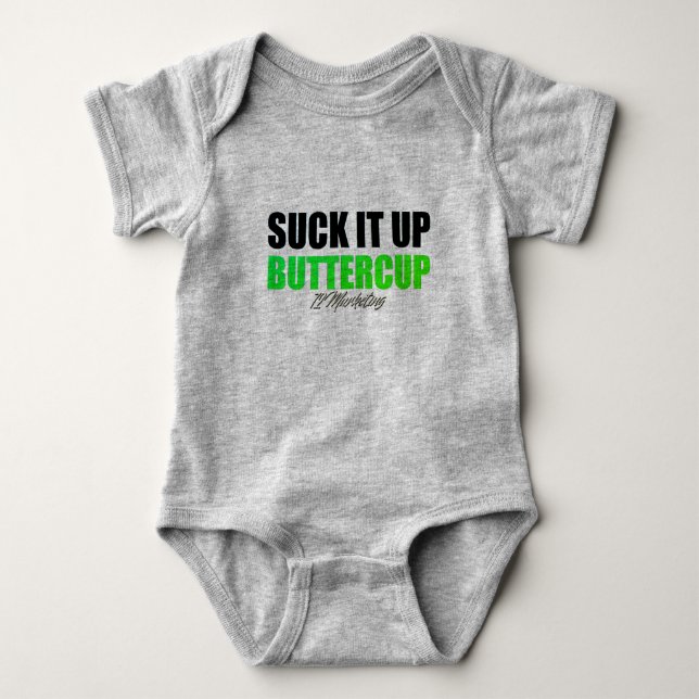 Suga det upp för babyspädbarn för Buttercup bästa Tee Shirt (Framsida)