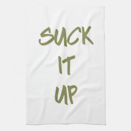 Suga det upp Motivational genomkörareidrottshall Kökshandduk