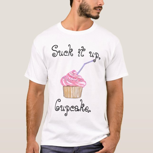Suga det upp muffinen som är unisex- tee (Framsida)