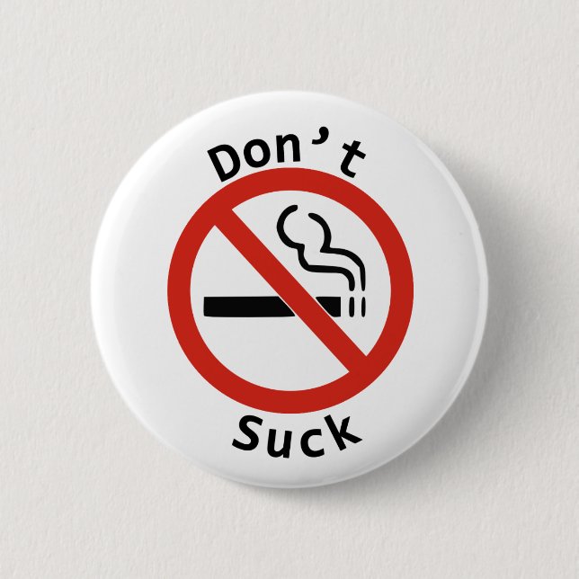 Suga inte knäppas knapp (Framsida)