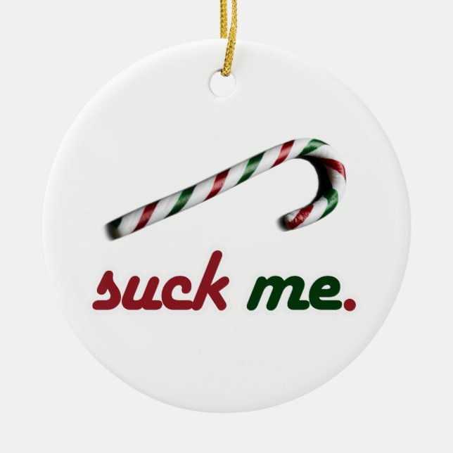 SUGA MIG CANDY CANE - .PNG JULGRANSPRYDNAD KERAMIK (Framsidan)