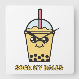 Suga min bollar (bubbla Tea), Fyrkantig Klocka
