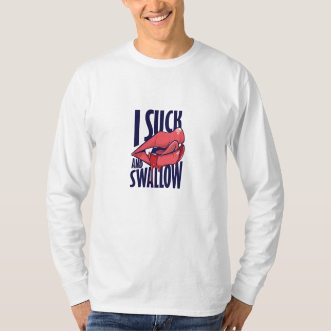 Suga och Svälj T Shirt (Framsida)
