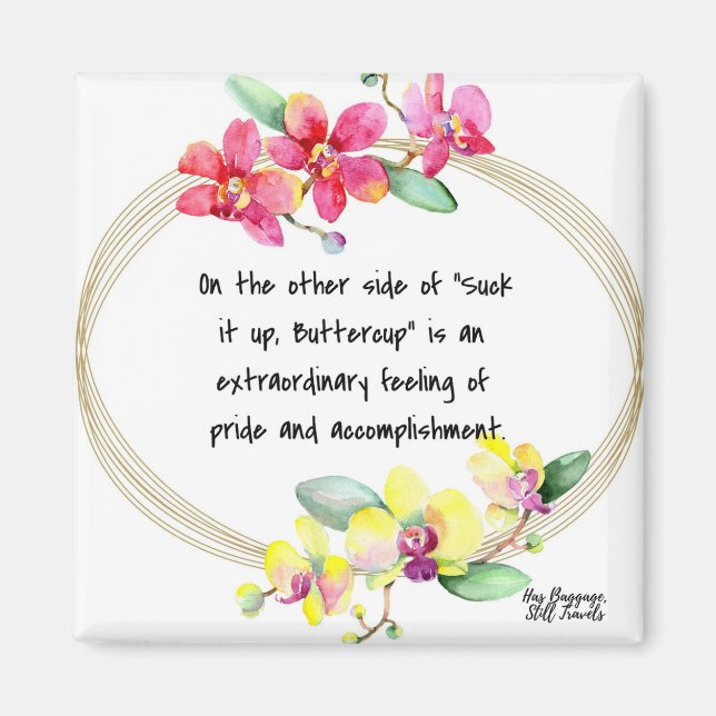 Suga upp Buttercute Cute Quote Magnet (Framsidan)