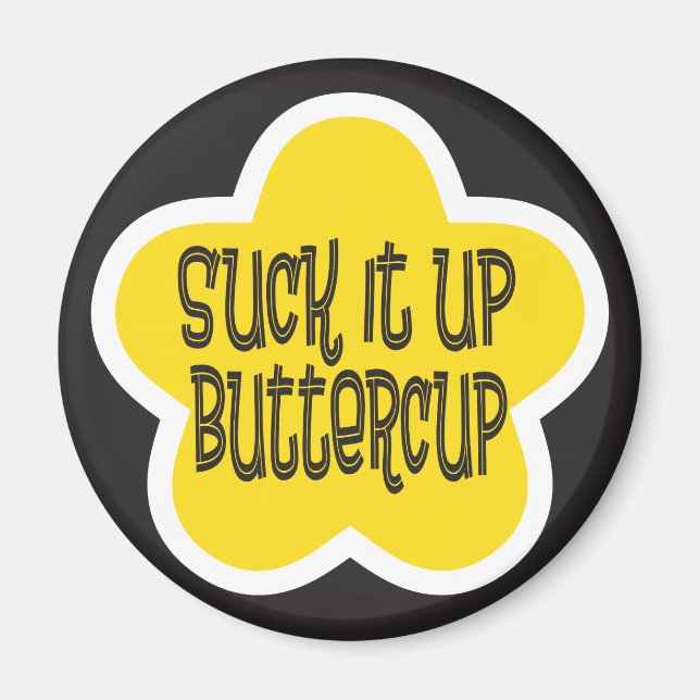 Suga upp Butterkon Magnet (Framsidan)