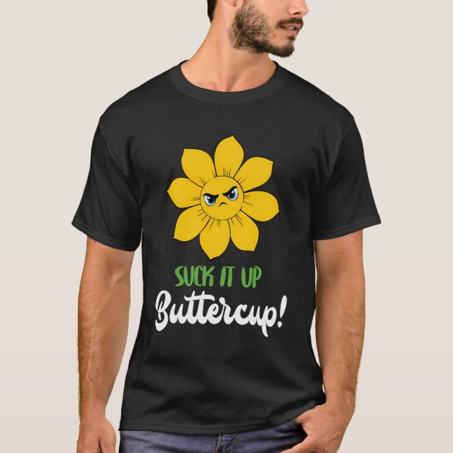 Suga upp Butterkon T-skift T Shirt (Framsida)
