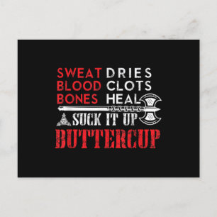 Suga upp Butterkoppsfunktionell design Vykort