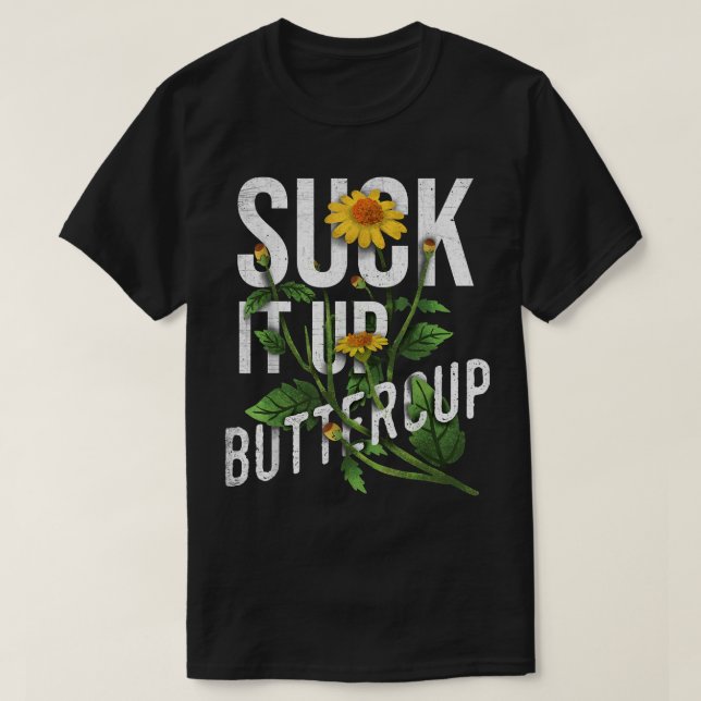 Suga upp ButterkoppssolrosFunny Satt Graphi T Shirt (Design framsida)