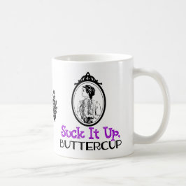 Suga upp den, Butterkoppen | Snarky Victorian Quot Kaffemugg