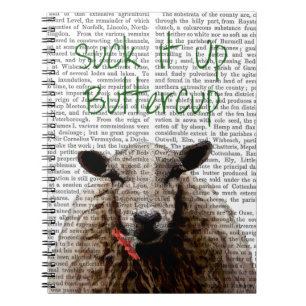 Suga upp den i Buttercup Anteckningsbok Med Spiral