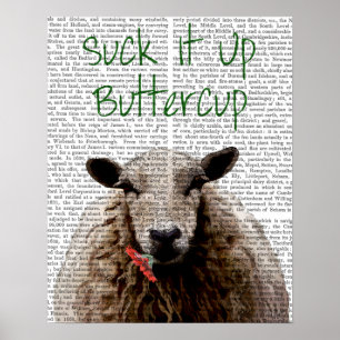Suga upp den i Buttercup Poster