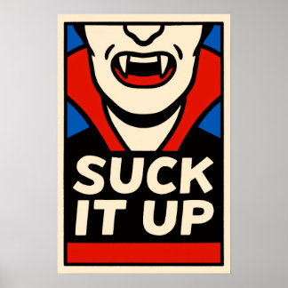 Suga upp den | Retro Vampire Poster