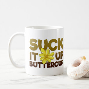 Suga upp det, buttercupen kaffemugg