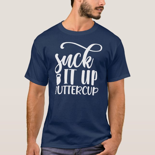 Suga upp muskler t shirt (Framsida)