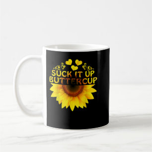 Suga upp solros i Buttercecekoppen Kaffemugg