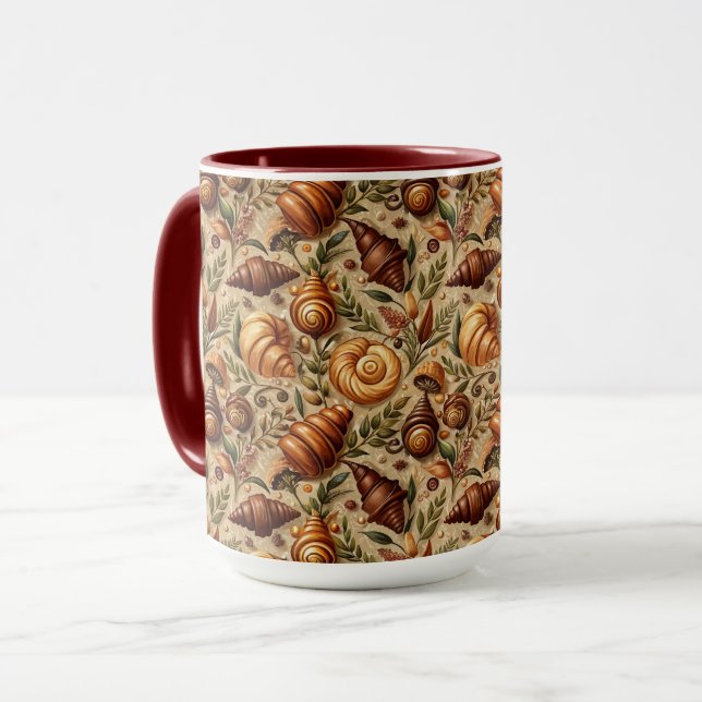 Sugande efter croissanter  mugg (Framsida vänster)