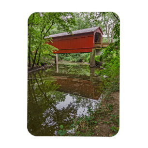 Sugar Bäck Covered Bridge, Glenarm, Illinois Magnet