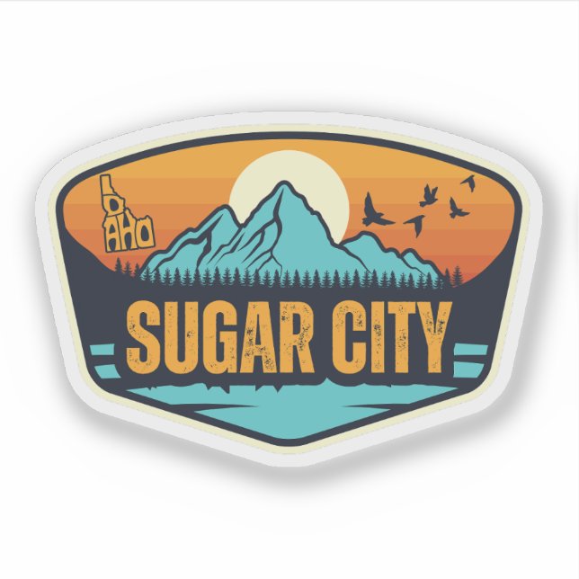 Sugar City, Idaho Klistermärken (Framsida)