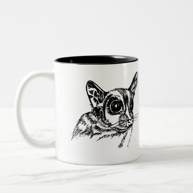 Sugar Glider Art Mugg (Vänster)
