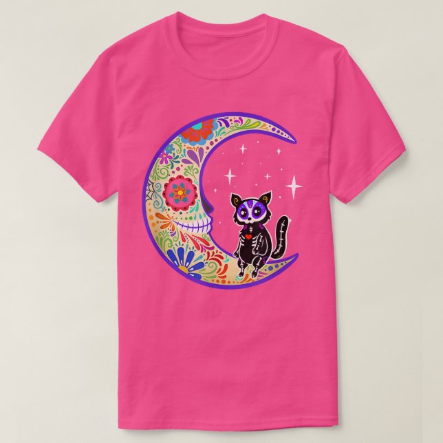 Sugar Glider Dia de Los Muertos Skeleton  T Shirt (Design framsida)