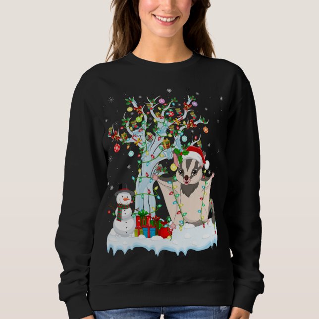 Sugar Glider Julafton Träd Lighting Sugar Glider C T Shirt (Framsida)