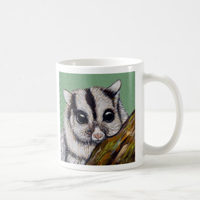 Sugar Glider-målning Kaffemugg (Höger)