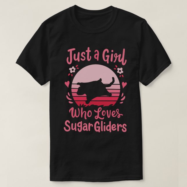 Sugar Glider Sugar Glider Älskare T Shirt (Design framsida)