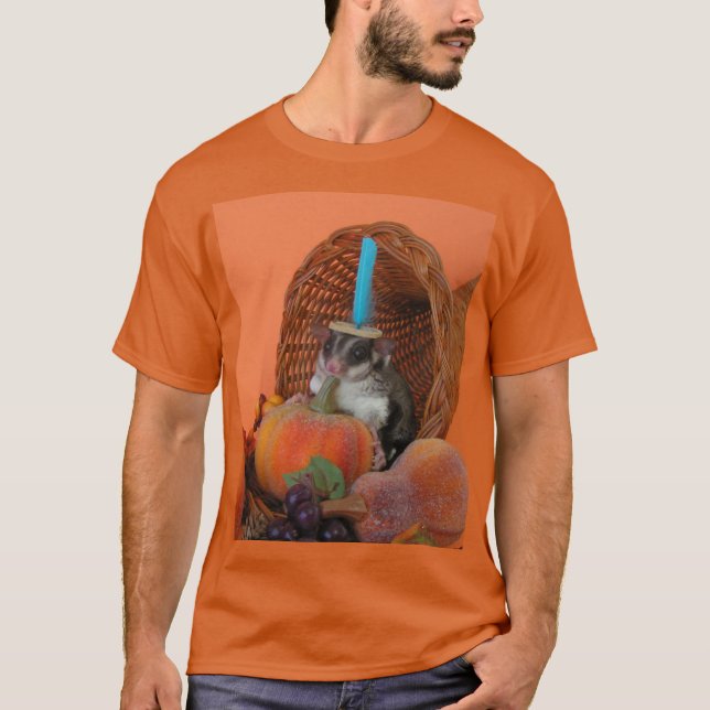 Sugar Glider Thanksgiving T Shirt (Framsida)