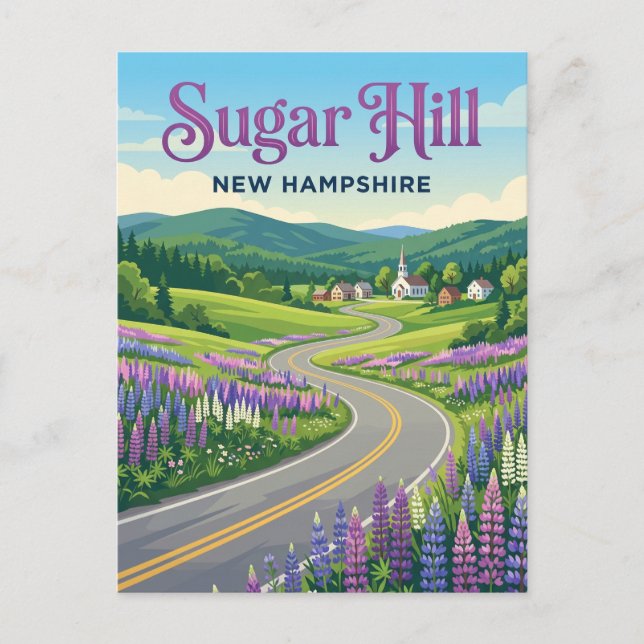 Sugar Hill USA Vykort (Framsida)