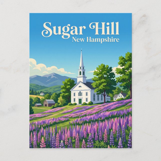 Sugar Hill USA Vykort (Framsida)