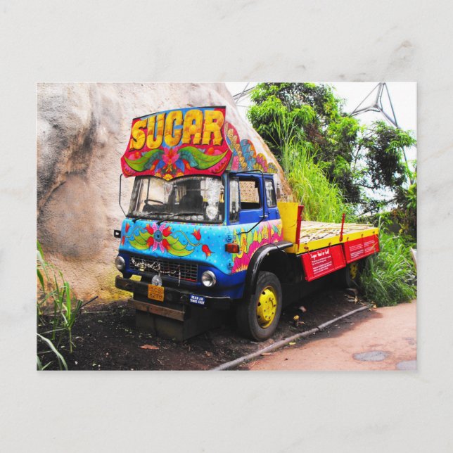 Sugar lastbil vykort (Framsida)