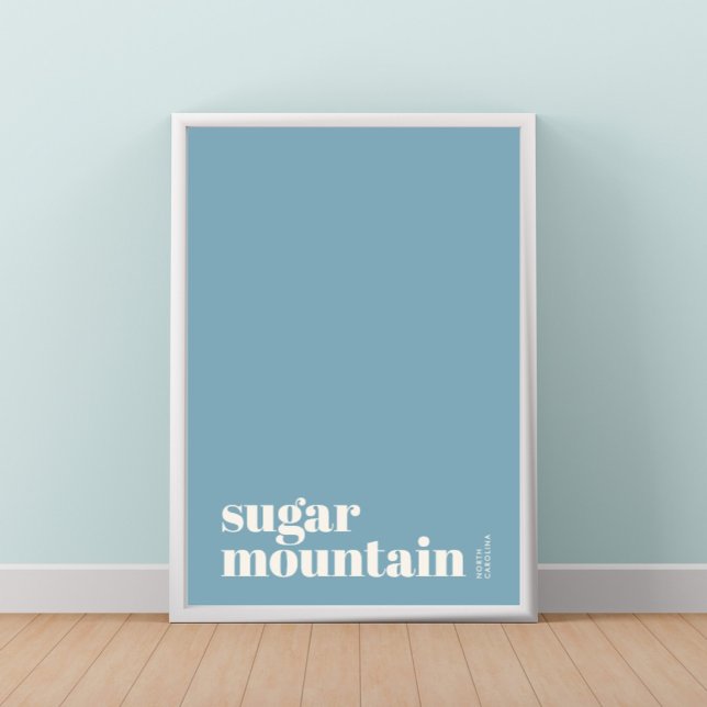 Sugar Mountain North Carolina modern stad Poster (Skapare uppladdad)