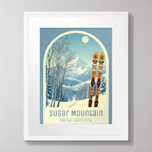 Sugar Mountain North Carolina semesteranläggning Poster