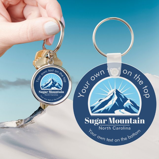 Sugar Mountain North Carolina ski resort gift  Nyckelring (Skapare uppladdad)